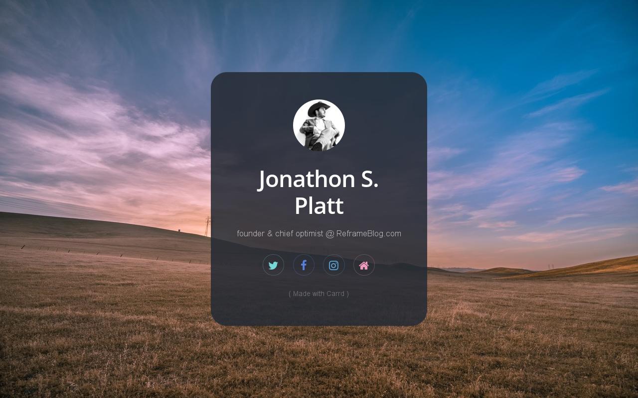 Carrd profile picture for @jsp